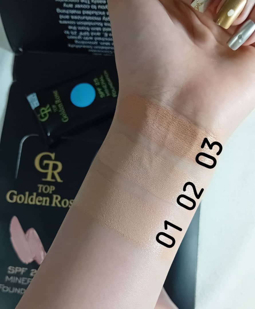 کرم پودر تیوپی گلدن رز