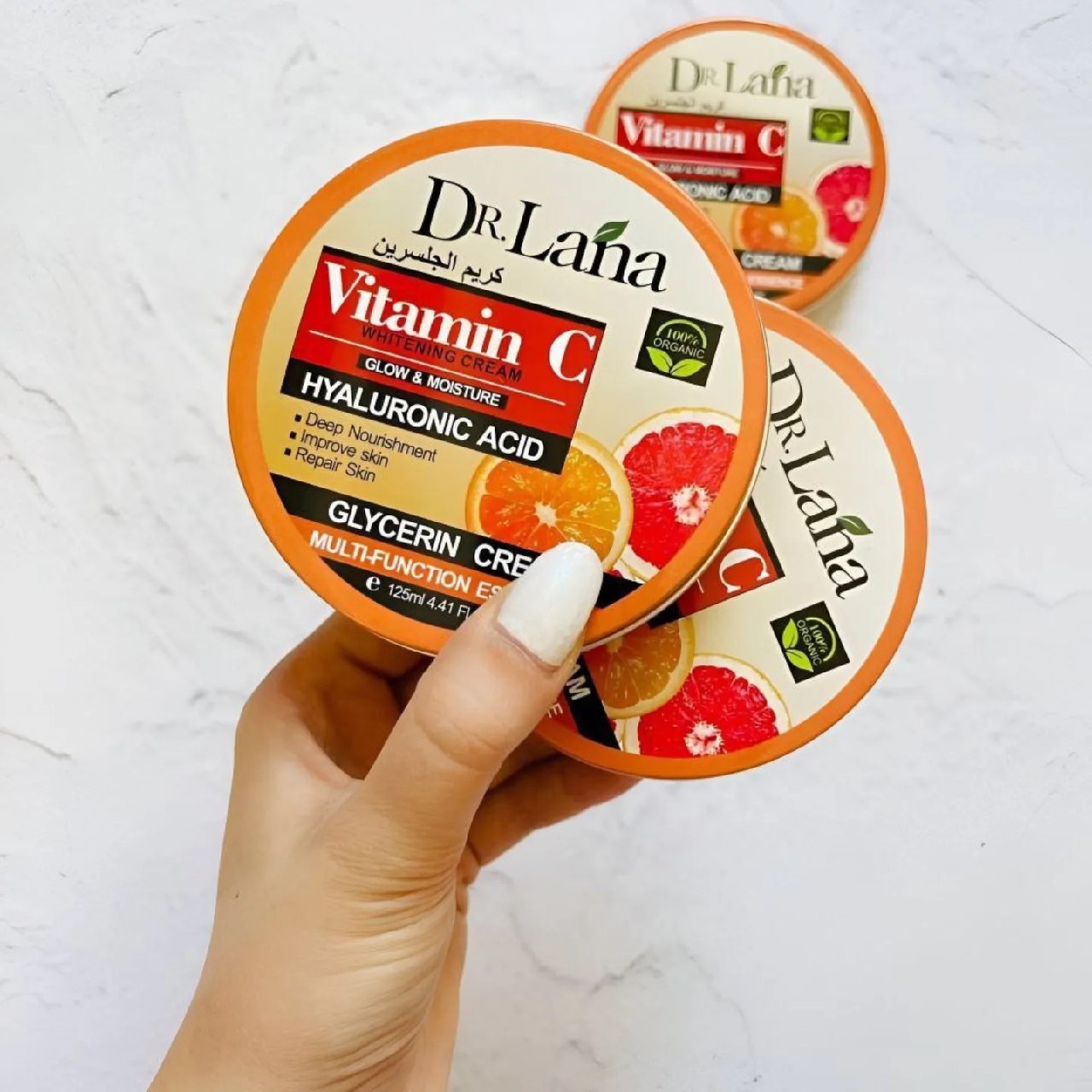 کرم‌ ویتامین سی هایلورونیک اسید دکتر لانا