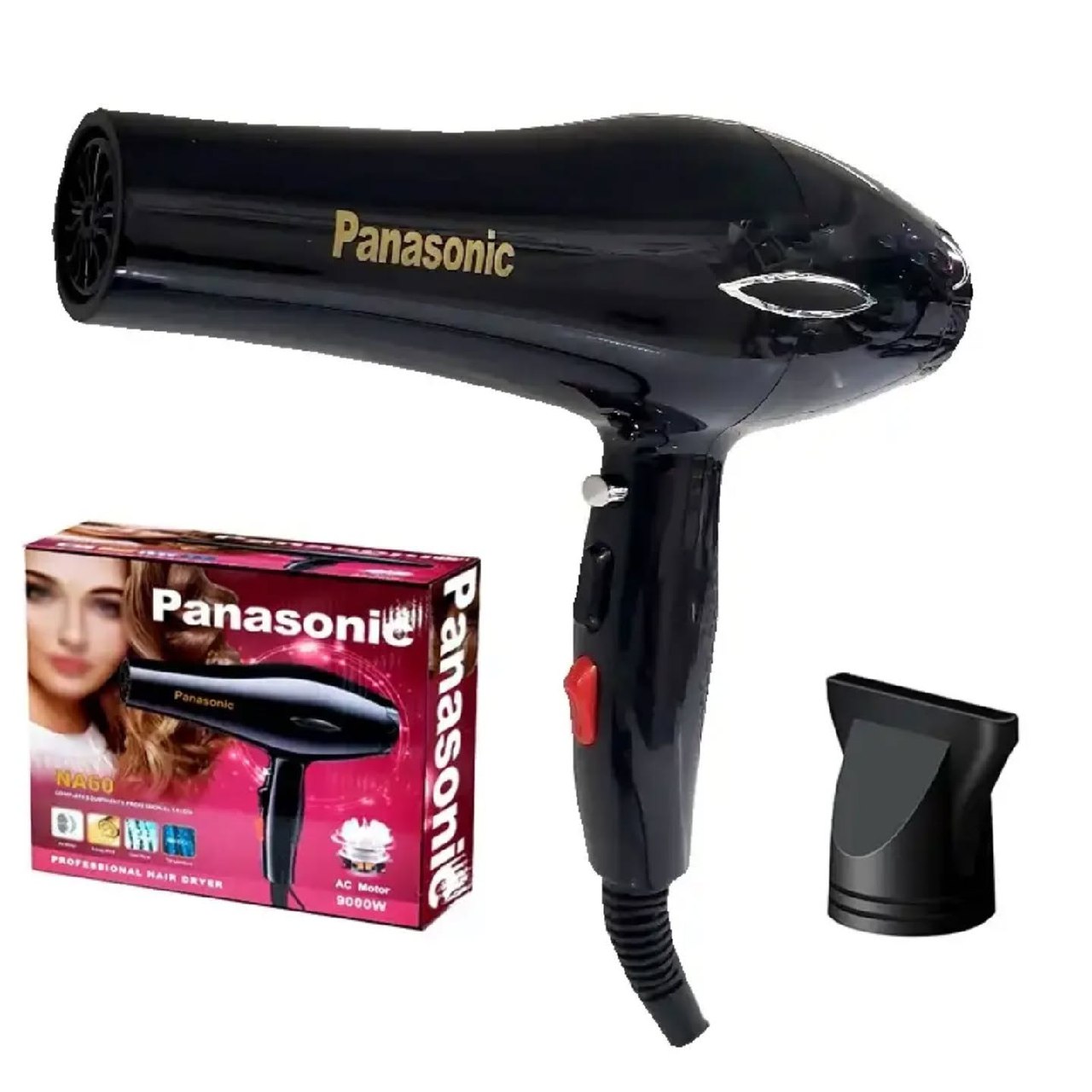 سشوار حرفه ای پاناسونیک مدل NA60 قدرت ۹۰۰۰ وات