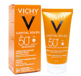 کرم ضد آفتاب ویشی spf50 بیرنگ سری capital soleil مدل velvety