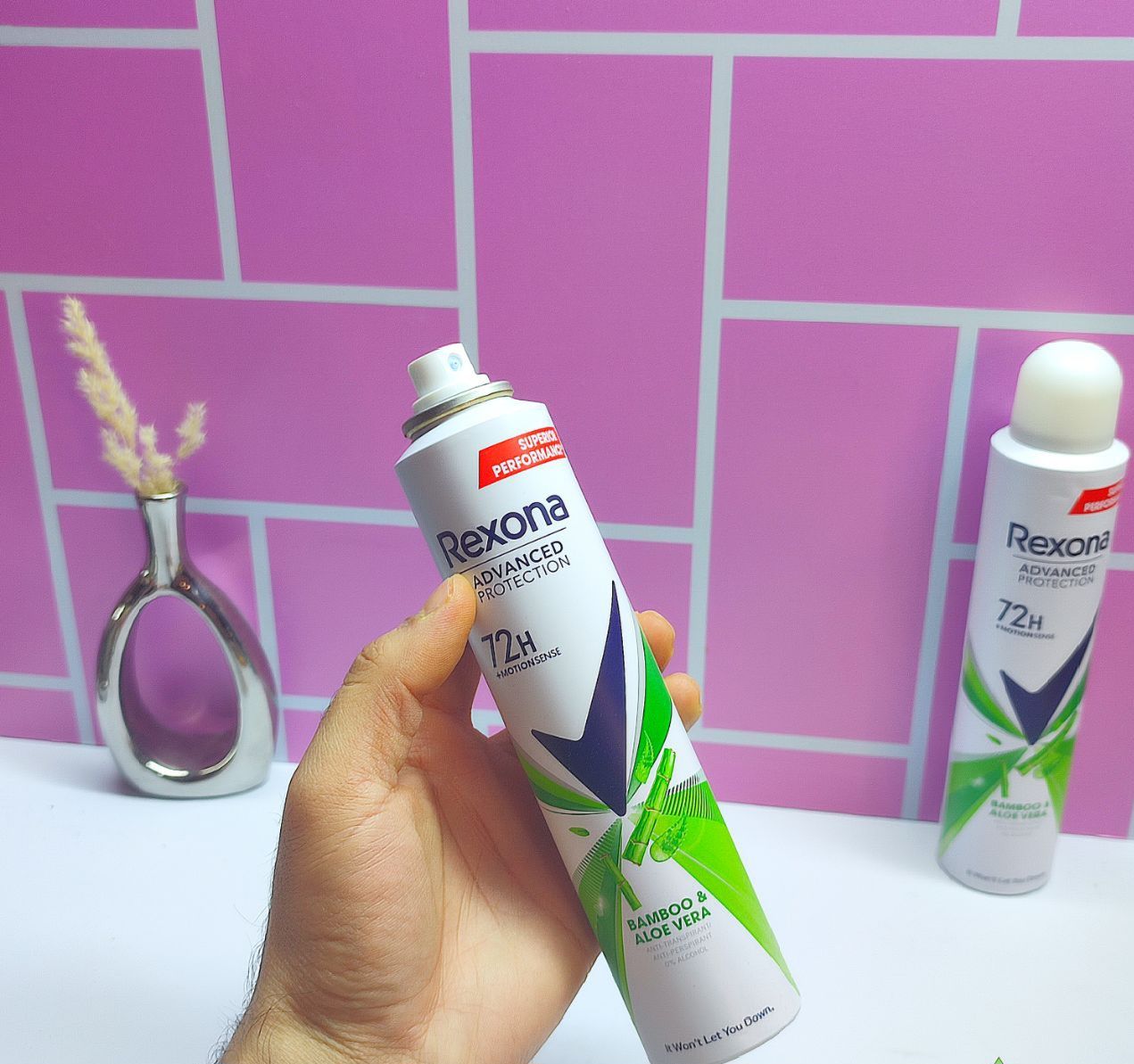 اسپری ضد تعریق زنانه رکسونا مدل ADVANCED PROTECTION  با ماندگاری ۷۲ساعته