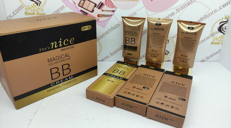 کرم پودر BB نایس ۴۵میل SPF30 شماره ۱۰۲